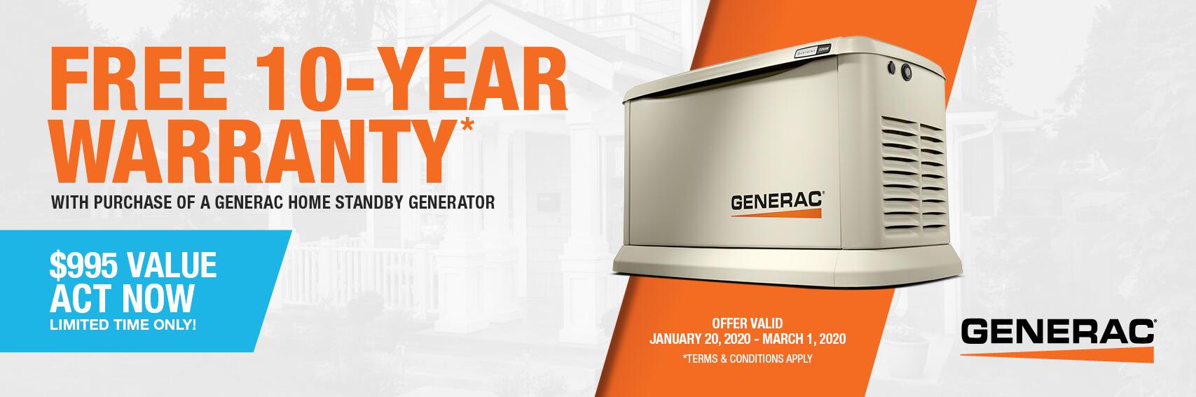Homestandby Generator Deal | Warranty Offer | Generac Dealer | Owosso, MI